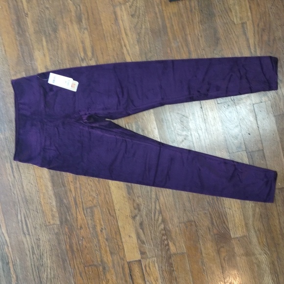 32 Degrees velvet Purple Leggings - Picture 1 of 2